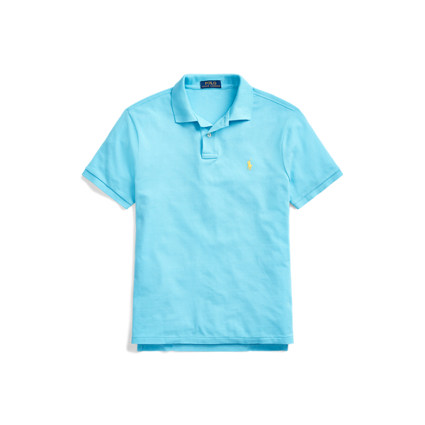 Custom Slim Fit Mesh Polo Polo Ralph Lauren em 1