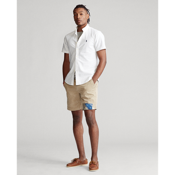 White Slim Fit Oxford Shirt Polo Ralph Lauren 3