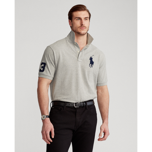 Andover Heather Custom Slim Fit Mesh Polo Polo Ralph Lauren 3