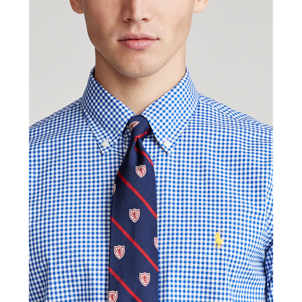 Blue/White Custom Fit Gingham Shirt Polo Ralph Lauren 6