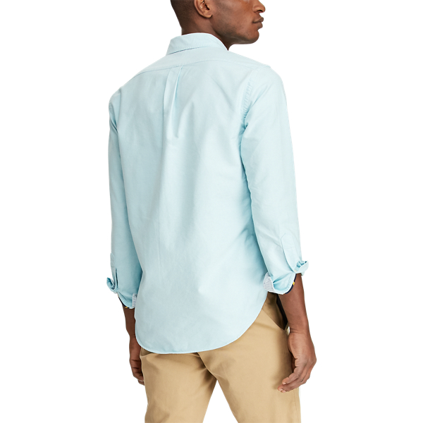 Aegean Blue Custom Fit Oxford Shirt Polo Ralph Lauren 5