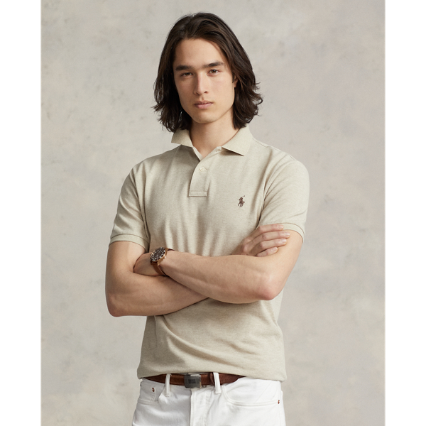 Cream fashion polo shirt