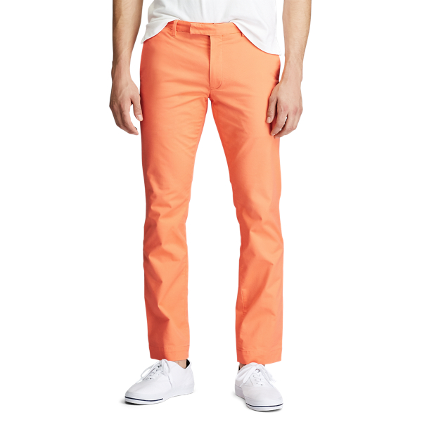 Slim-Fit-Chino mit Stretch Polo Ralph Lauren in Amber Orange 2