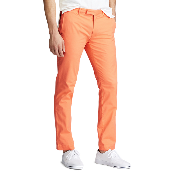Slim-Fit-Chino mit Stretch Polo Ralph Lauren in Amber Orange 4