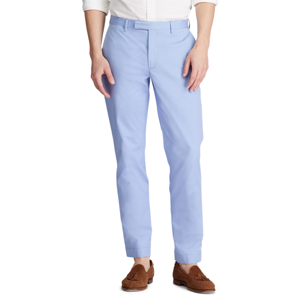 Dress Shirt Blue Greenwich Stretch Straight Chino Trouser Polo Ralph Lauren 3