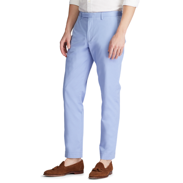 Dress Shirt Blue Greenwich Stretch Straight Chino Trouser Polo Ralph Lauren 5