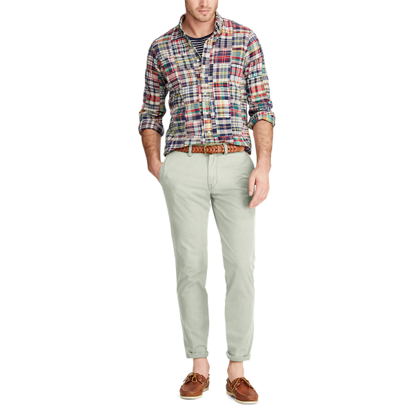 Sea Leaf Stretch Slim Fit Chino Trouser Polo Ralph Lauren 2