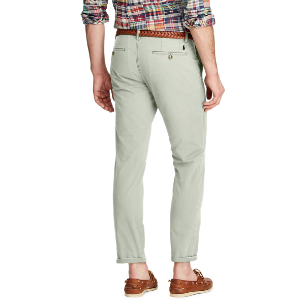 Sea Leaf Stretch Slim Fit Chino Trouser Polo Ralph Lauren 4