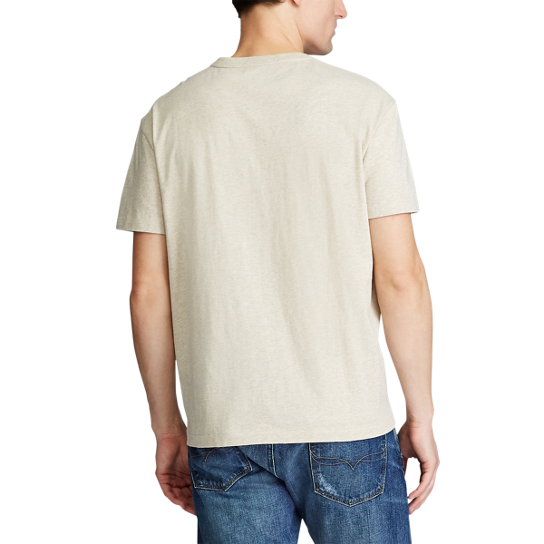 Expedition Dune Heather Classic Fit Jersey Pocket T-Shirt Polo Ralph Lauren 4