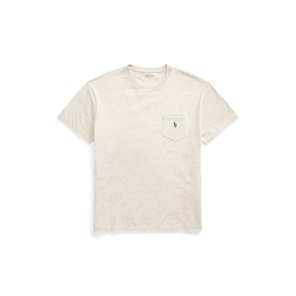 Classic fit jersey T-shirt met borstzak