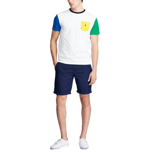 White Multi Custom Slim Fit Pocket T-Shirt Polo Ralph Lauren 2