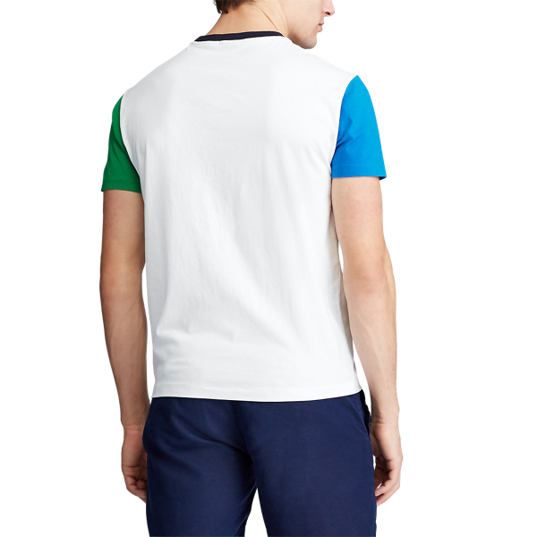 White Multi Custom Slim Fit Pocket T-Shirt Polo Ralph Lauren 4