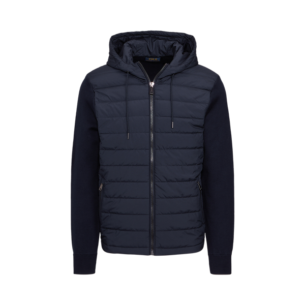 Pull &agrave; capuche hybride