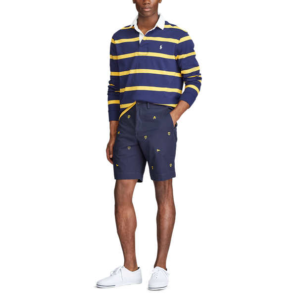 Nautical Ink/Crest/Skulls Classic Fit Embroidered Short Polo Ralph Lauren 2