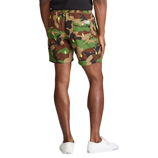 Camo/Pear 14 cm-Inch Traveller Swim Trunk Polo Ralph Lauren 4