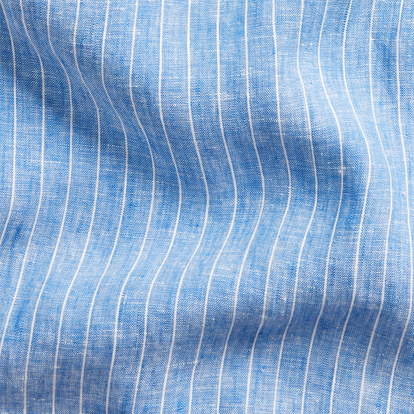 4597 Blue Stripe Classic Fit Striped Shirt Polo Ralph Lauren 7