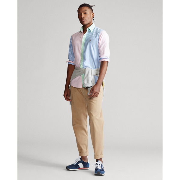 Stripe Fun Shirt Slim Fit Oxford Fun Shirt Polo Ralph Lauren 3