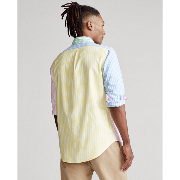 Stripe Fun Shirt Slim Fit Oxford Fun Shirt Polo Ralph Lauren 4