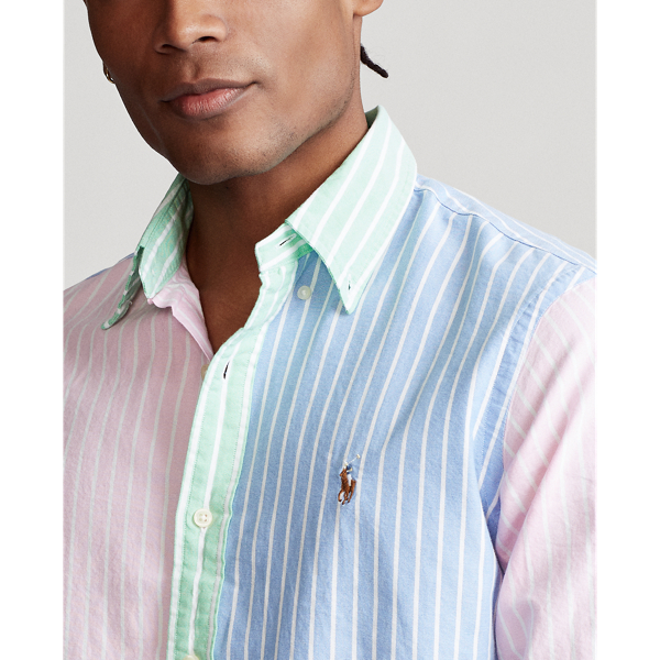 Stripe Fun Shirt Slim Fit Oxford Fun Shirt Polo Ralph Lauren 5