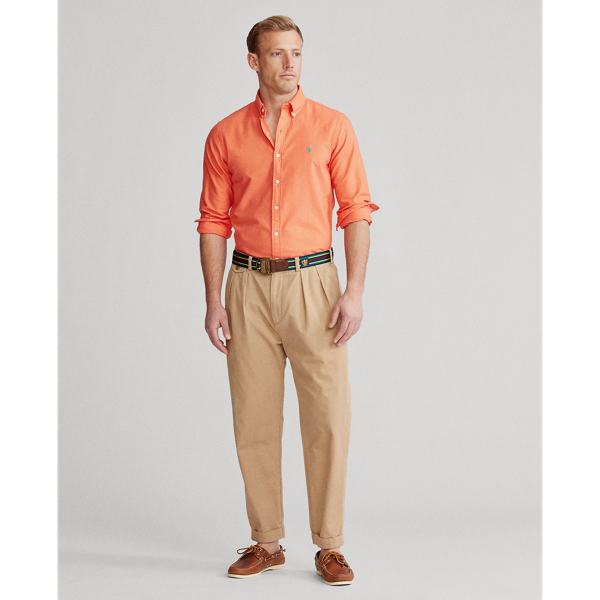 Cadmium Slim Fit Oxford Shirt Polo Ralph Lauren 3