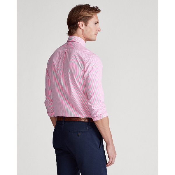 Pink/White Custom Fit Striped Shirt Polo Ralph Lauren 5