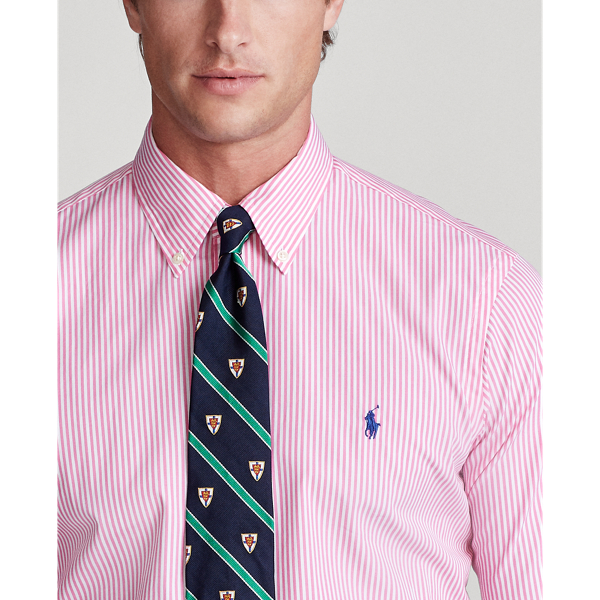 Pink/White Custom Fit Striped Shirt Polo Ralph Lauren 6