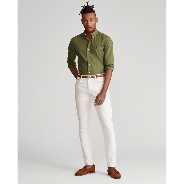 Supply Olive Custom Fit Poplin Shirt Polo Ralph Lauren 3