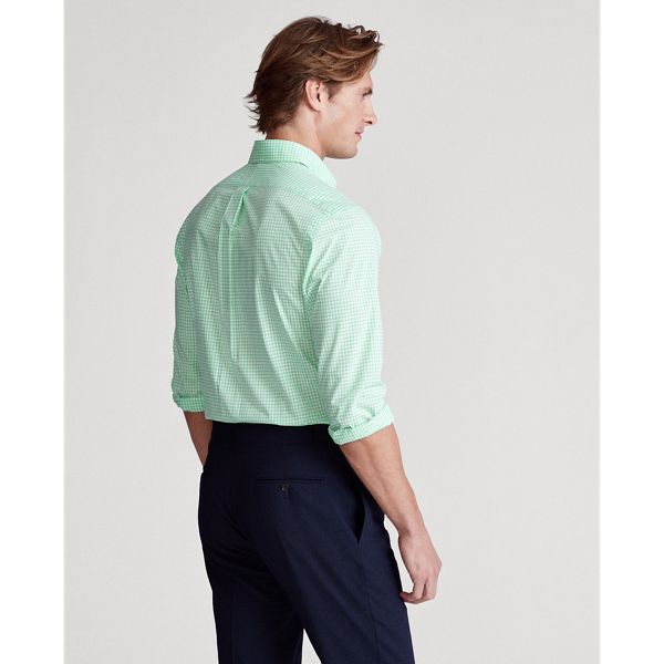 Lime/White Custom Fit Gingham Shirt Polo Ralph Lauren 4