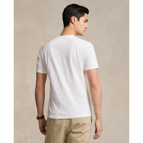 Slubjersey henley-shirt Polo Ralph Lauren in Wit 5