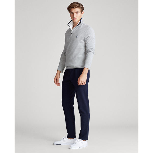 Andover Heather Cotton Mesh Half-Zip Pullover Polo Ralph Lauren 3