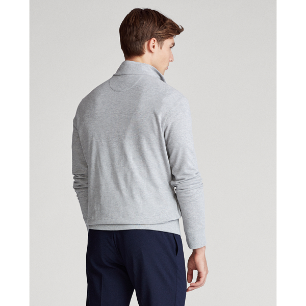 Andover Heather Cotton Mesh Half-Zip Pullover Polo Ralph Lauren 5