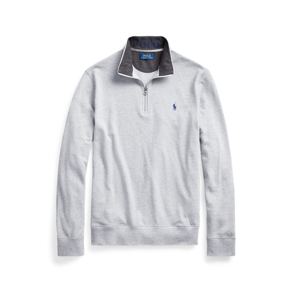 Andover Heather Cotton Mesh Half-Zip Pullover Polo Ralph Lauren 2