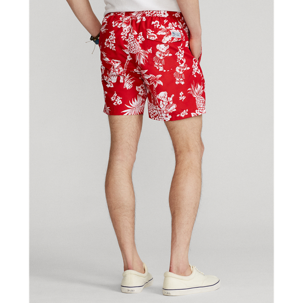 Red Bear-waiian 14.6 cm Traveller Classic Swimming Trunk Polo Ralph Lauren 5
