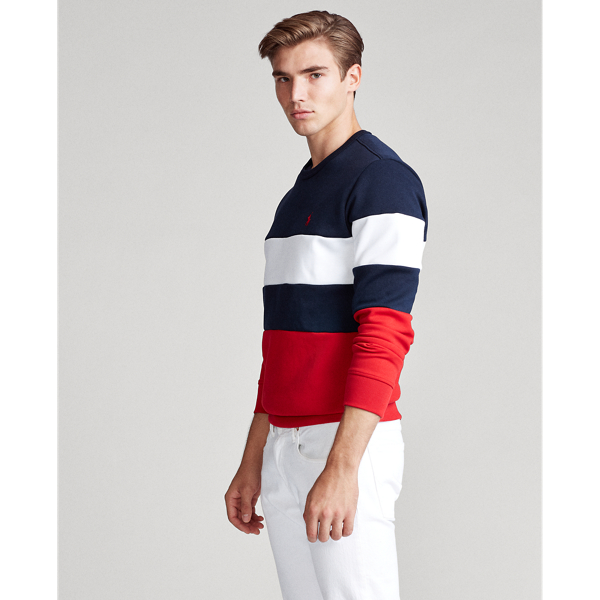 Aviator Navy Multi Colour-Blocked Sweatshirt Polo Ralph Lauren 4