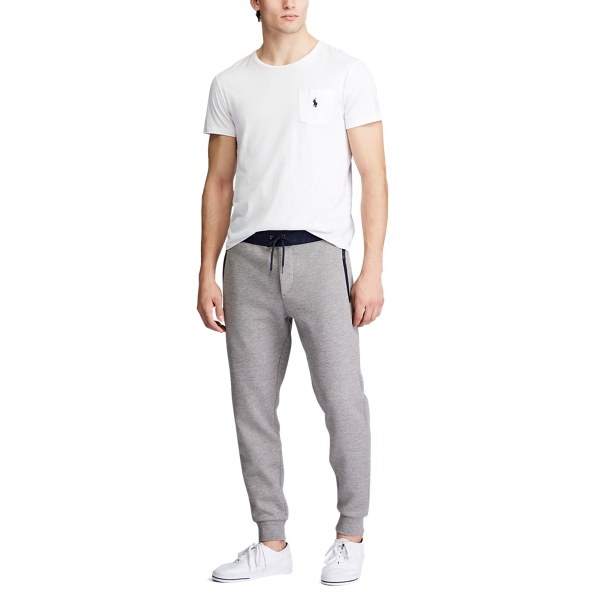 Spruce Grey Heather Double-Knit Jogger Polo Ralph Lauren 2