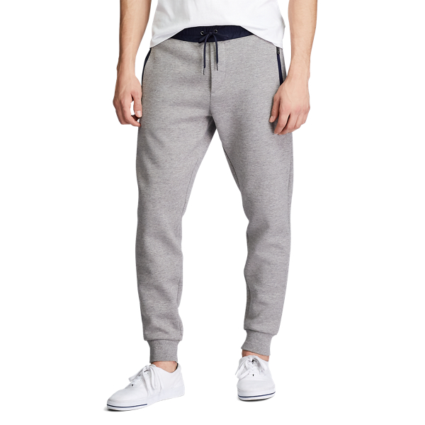 Spruce Grey Heather Double-Knit Jogger Polo Ralph Lauren 3