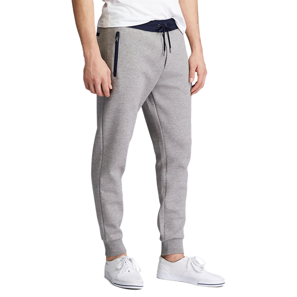 Spruce Grey Heather Double-Knit Jogger Polo Ralph Lauren 5
