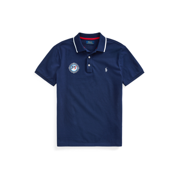 Racing-Polo im Custom-Slim-Fit