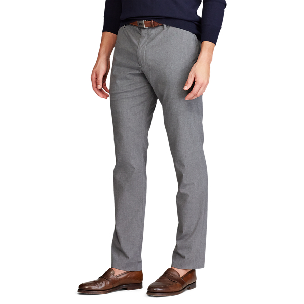 Medium Flannel Heather Stretch Slim Fit Trouser Polo Ralph Lauren 5