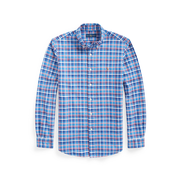 Classic Fit Plaid Oxford Shirt