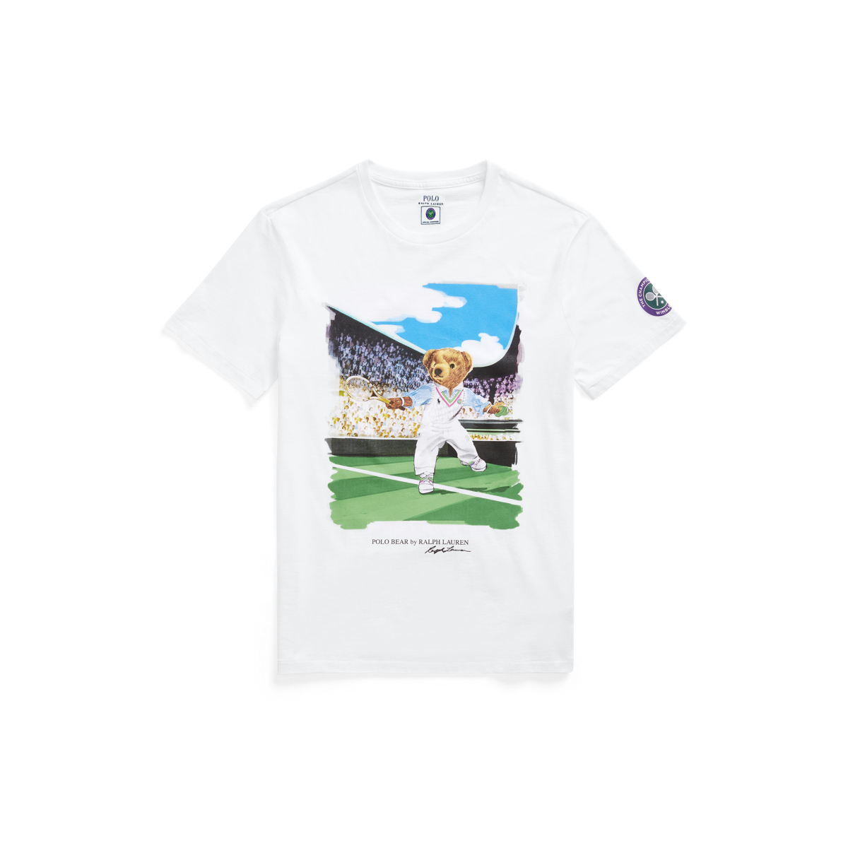 ■POLO RALPH LAUREN■ Wimbledon Custom Slim Fit Polo Bear T- Polo Ralph Lauren Men's Custom Slim Fit Wimbledon 2024 Polo