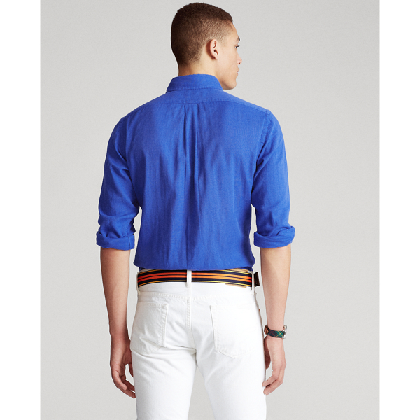 Beidseitiges Custom-Fit Hemd Polo Ralph Lauren in Reise-Blau 4