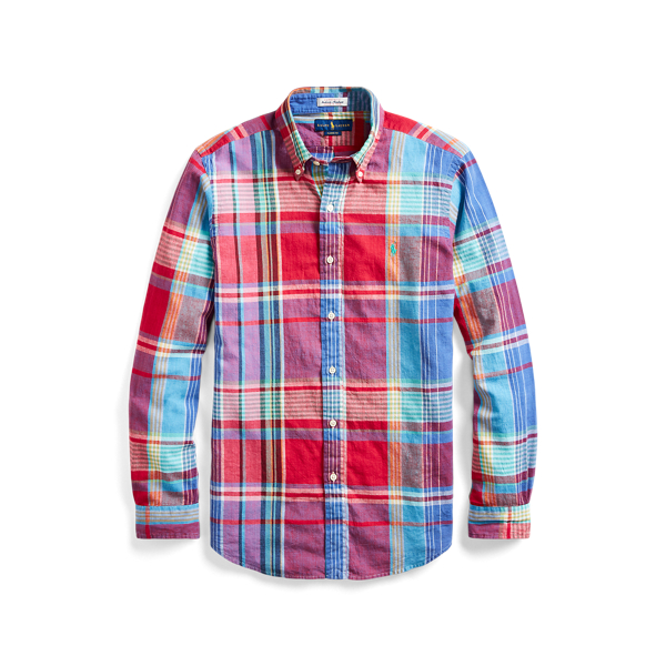 Custom Fit Madras Shirt Polo Ralph Lauren 1