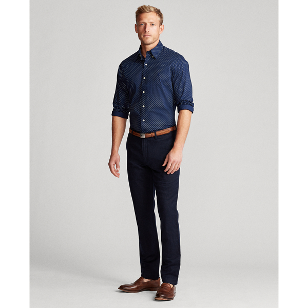 Executive Dot Slim Fit Dot Poplin Shirt Polo Ralph Lauren 3