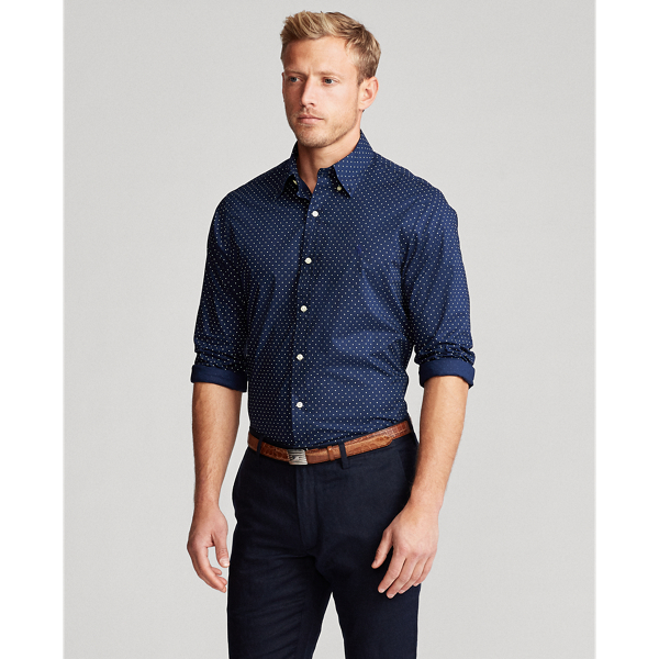 Executive Dot Slim Fit Dot Poplin Shirt Polo Ralph Lauren 4