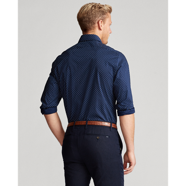 Executive Dot Slim Fit Dot Poplin Shirt Polo Ralph Lauren 5