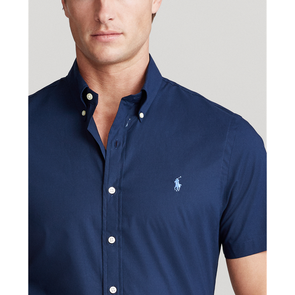 Newport Navy Slim Fit Poplin Shirt Polo Ralph Lauren 5