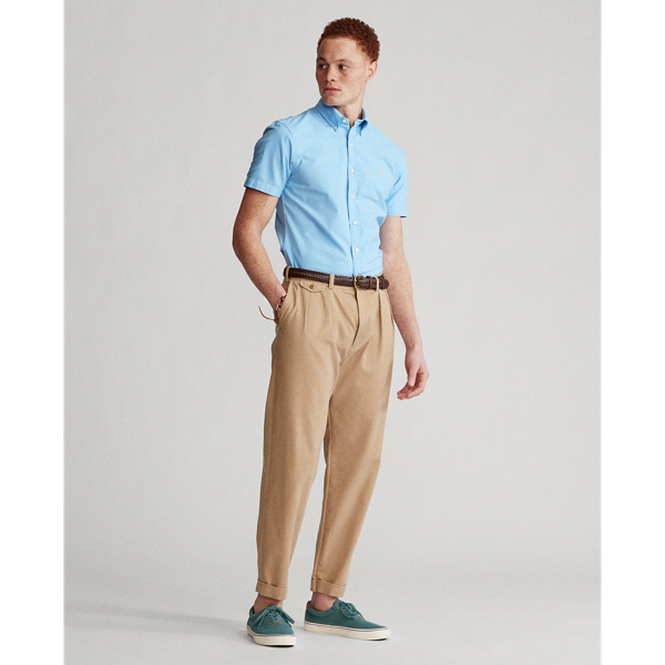 Blue Lagoon Slim Fit Oxford Shirt Polo Ralph Lauren 3