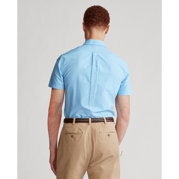 Blue Lagoon Slim Fit Oxford Shirt Polo Ralph Lauren 4