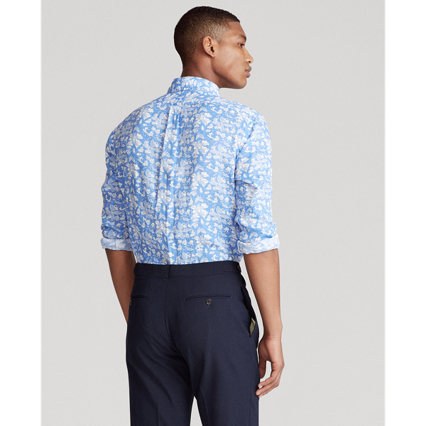 Caribbean Excursions Slim Fit Tropical Linen Shirt Polo Ralph Lauren 5